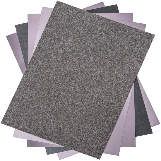 Sizzix Surfacez Opulent Cardstock Pack 8"X11.5" 50/Pkg-Charcoal {2}