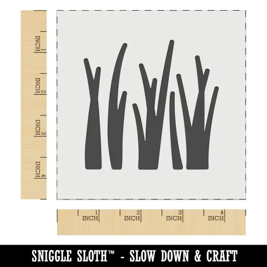 Blades of Grass Lawn Wall Cookie DIY Craft Reusable Stencil {6}