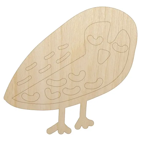 Sweet Owl Doodle Unfinished Wood Shape Piece Cutout for DIY Craft Projects {7}