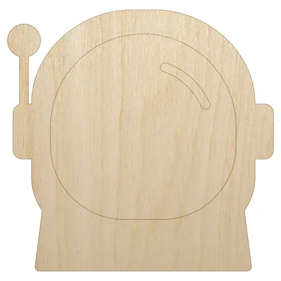 Astronaut Helmet Icon Unfinished Wood Shape Piece Cutout for DIY Craft Projects {7}
