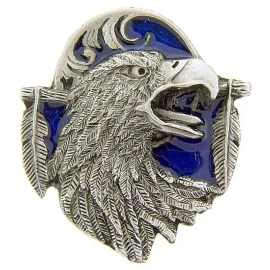 Eagle & Feathers Pin 1" {1}