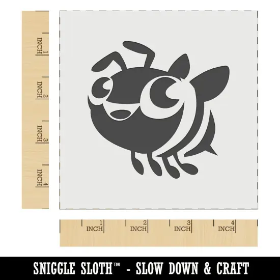 Cute Cartoon Honey Bee Bumblebee Wall Cookie DIY Craft Reusable Stencil {6}