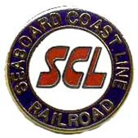 Seaboard Coast Line SCL Railroad Pin 1" {1}