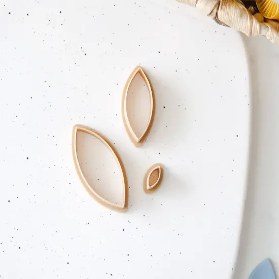 Leaf Shape Polymer Clay Cutter Set {3}