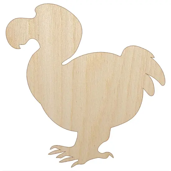 Extinct Dodo Bird Unfinished Wood Shape Piece Cutout for DIY Craft Projects {2}