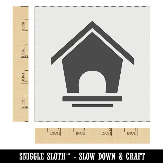 Bird House Wall Cookie DIY Craft Reusable Stencil {6}