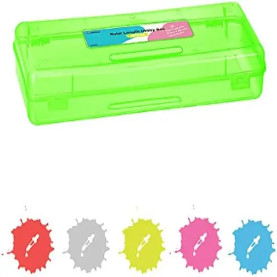 Enday Multipurpose Ruler Length Utility Box Blue {3}