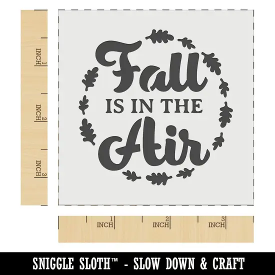 Fall is in the Air Wall Cookie DIY Craft Reusable Stencil {5}