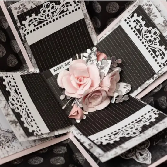 American Crafts We R Memory Keepers - Punch Board - Explosion 661264 {2}