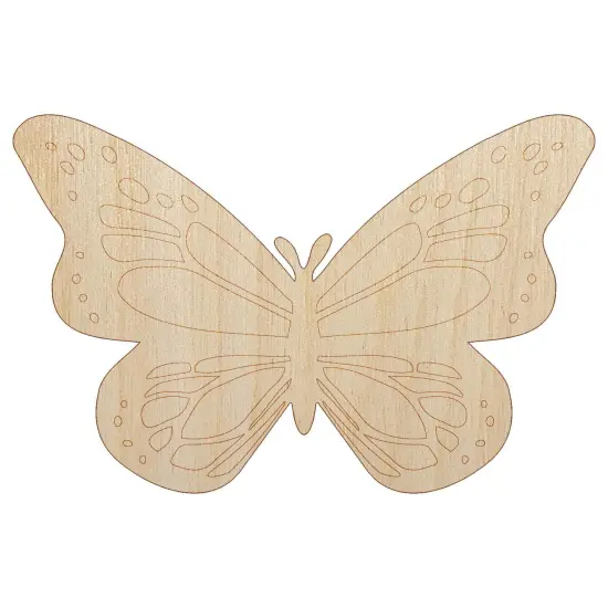 Pretty Monarch Butterfly Unfinished Wood Shape Piece Cutout for DIY Craft Projects {2}
