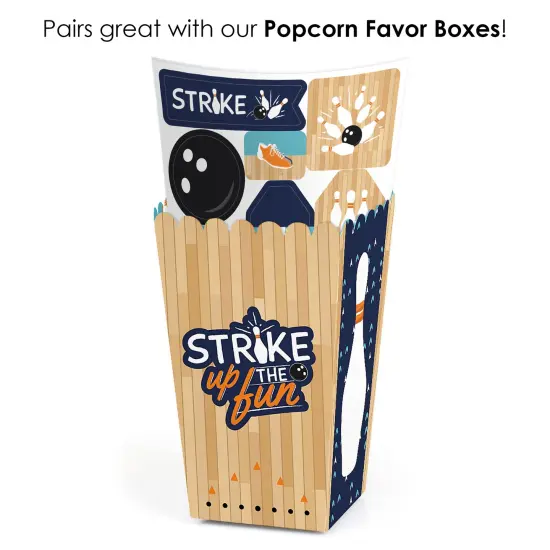 Big Dot of Happiness Strike Up the Fun - Bowling - Birthday or Baby Shower Party Favor Sticker Set - 12 Sheets - 120 Stickers {7}