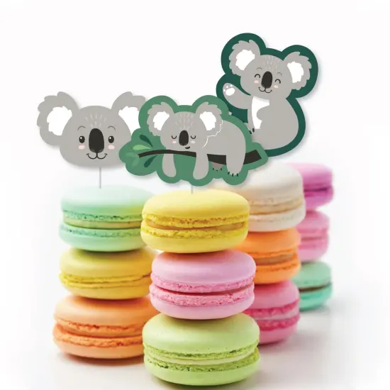 Big Dot of Happiness Koala Cutie - DIY Shaped Bear Birthday Party and Baby Shower Cut-Outs - 24 Count {4}