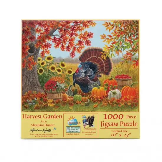 Sunsout Harvest Garden 1000 pc Thanksgiving Jigsaw Puzzle 69656 {4}