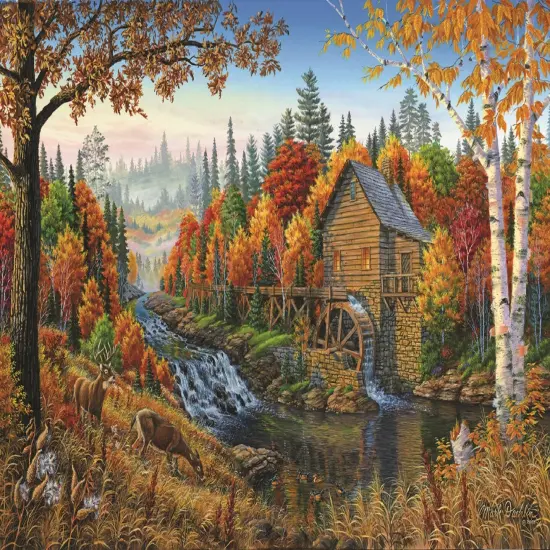Sunsout Johnson's Mill 1000 pc Jigsaw Puzzle 17918 {1}