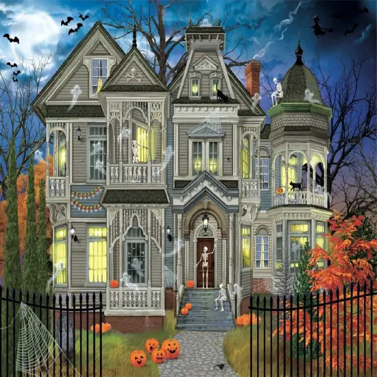 Sunsout Come on In 300 pc Halloween Jigsaw Puzzle 31449 {1}