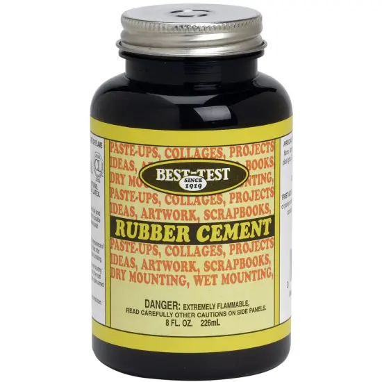 Speedball Best-Test Brush In Cap Rubber Cement-8oz {1}