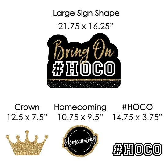 Big Dot of Happiness Hoco Dance - Yard Sign and Outdoor Lawn Decorations - Homecoming Yard Signs - Set of 8 {7}