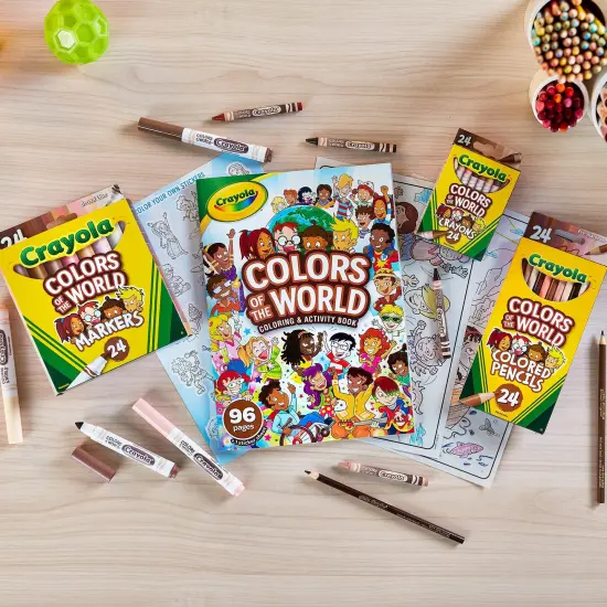Crayola Colors Of The World Coloring Book-96 Pages {4}