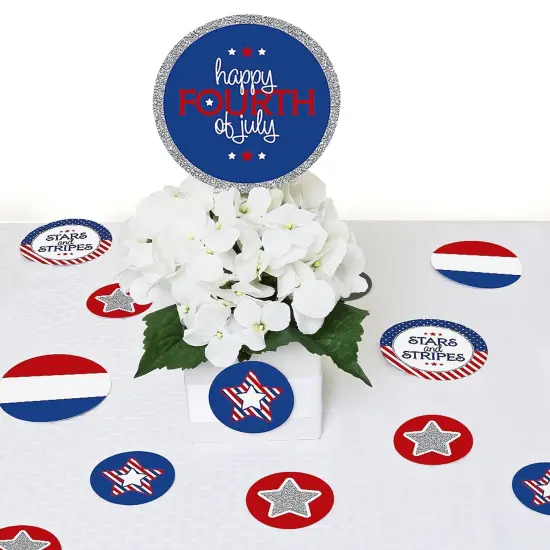 Big Dot of Happiness 4th of July - Independence Day Party Giant Circle Confetti - Party Decorations - Large Confetti 27 Count {7}