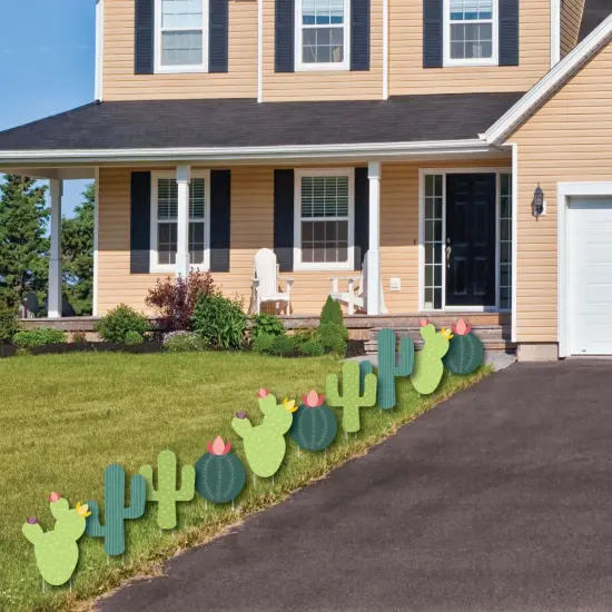 Big Dot of Happiness Prickly Cactus Party - Cactus Lawn Decorations - Outdoor Fiesta Party Yard Decorations - 10 Piece {4}