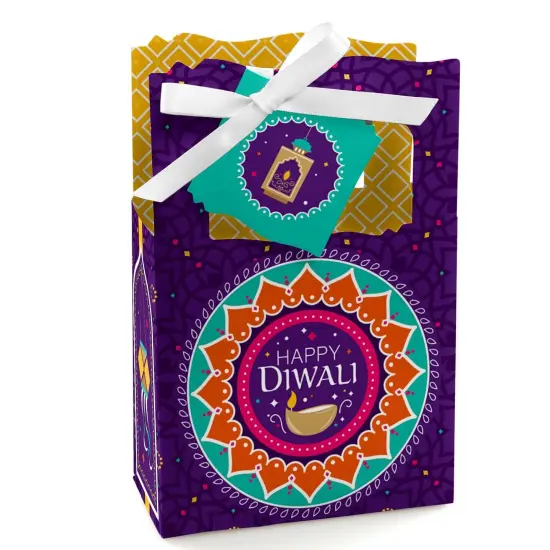 Big Dot of Happiness Happy Diwali - Festival of Lights Party Favor Boxes - Set of 12 {1}
