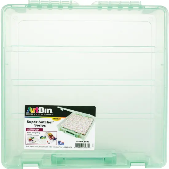 Artbin Super Satchel Single Compartment-Mint, 15.25"X14"X3.5" {1}