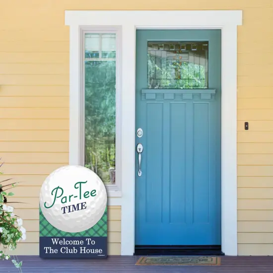 Big Dot of Happiness Par-Tee Time - Golf - Party Decorations - Birthday or Retirement Party Welcome Yard Sign {6}