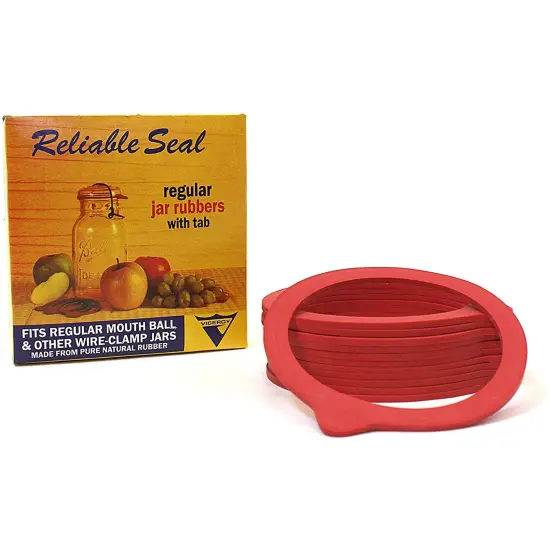 Standard Old-Style Canning Jar Rubbers - With Tab (24 pk) {5}