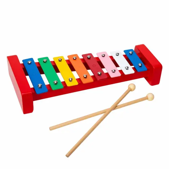 Schylling Colorful Wooden Xylophone Educational Musical Toy Instrument {1}