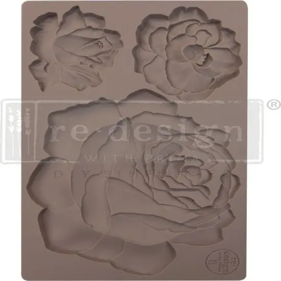 Prima Marketing Re-Design Mould 5"X8"X8mm-Etruscan Rose {2}