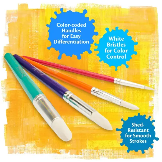 Crayola Paintbrushes-Round 4/Pkg {5}