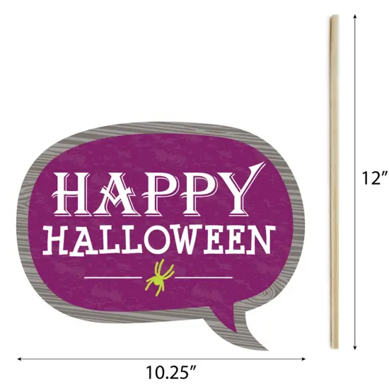Big Dot of Happiness Happy Halloween - Witch Party Photo Booth Props Kit - 20 Count {7}