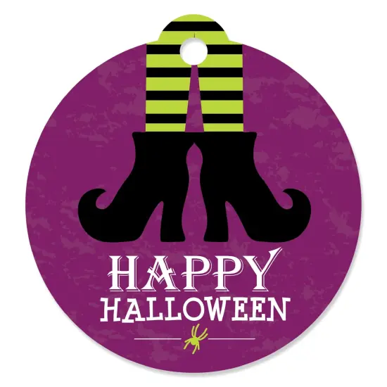 Big Dot of Happiness Happy Halloween - Witch Party Favor Gift Tags (Set of 20) {1}
