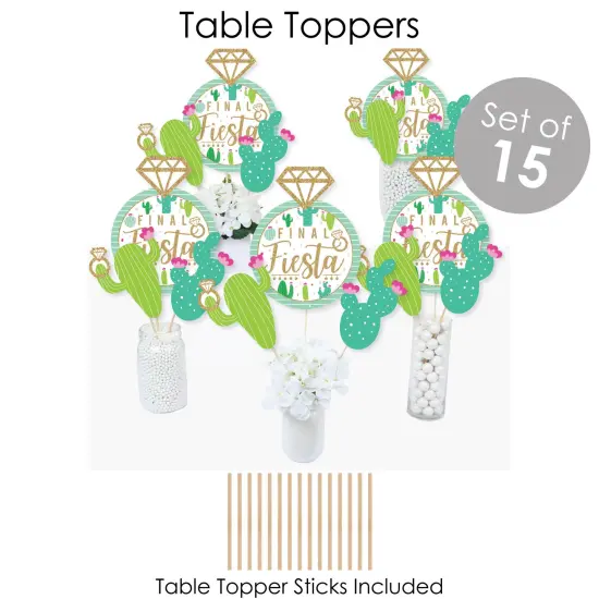 Big Dot of Happiness Final Fiesta - Last Fiesta Bachelorette Party Supplies - Banner Decoration Kit - Fundle Bundle {7}