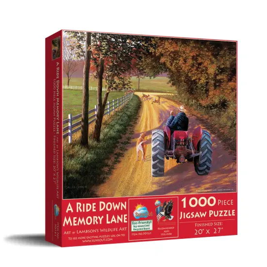 Sunsout A Ride Down Memory Lane 1000 pc Jigsaw Puzzle 50161 {3}