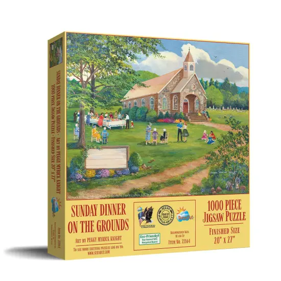Sunsout Sunday Dinner on the Grounds 1000 pc Jigsaw Puzzle 22164 {2}