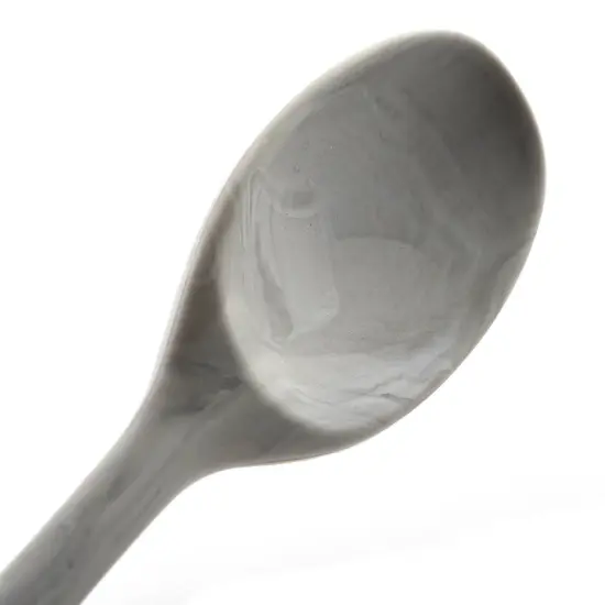 Norpro Silicone Flexible and Durable Gray Marble Spoon 11.25 inch {3}