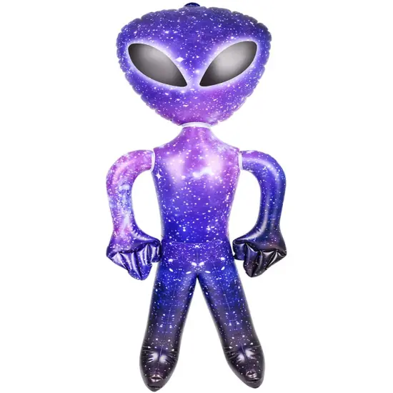 Outerspace Starry Night Extra-terrestrial Galaxy Alien Inflatable 63" {1}