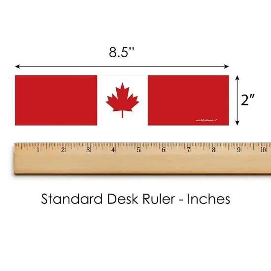 Big Dot of Happiness Canada Day - Canadian Party Water Bottle Sticker Labels - Set of 20 {6}