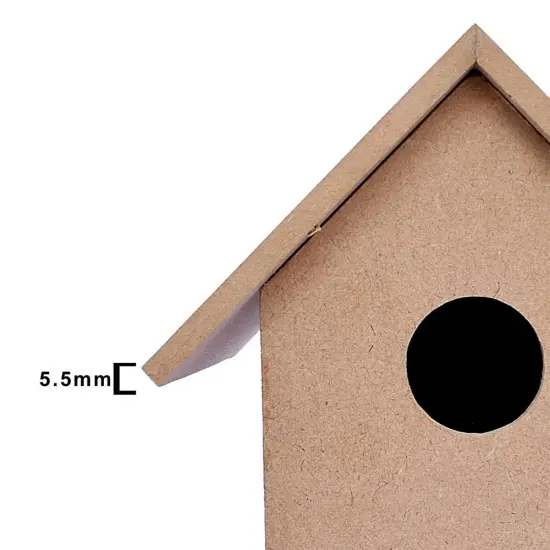 Little Birdie MDF Base Bird House 5.5"X7"-Bird House {3}