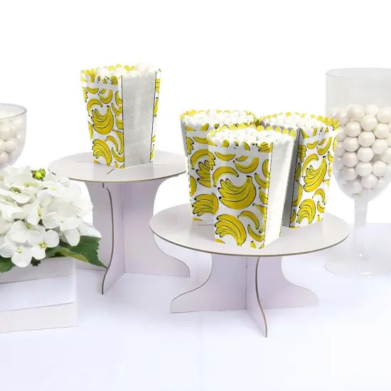 Big Dot of Happiness Let's Go Bananas - Tropical Party Favor Popcorn Treat Boxes - Set of 12 {4}