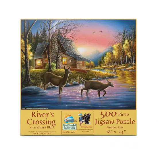 Sunsout River's Crossing 500 pc Jigsaw Puzzle 55131 {4}