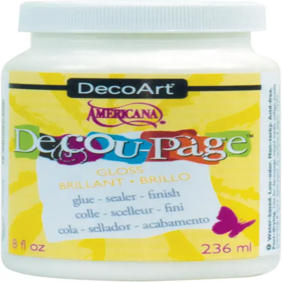 DecoArt Americana Decou-Page Glue-8oz Gloss {1}