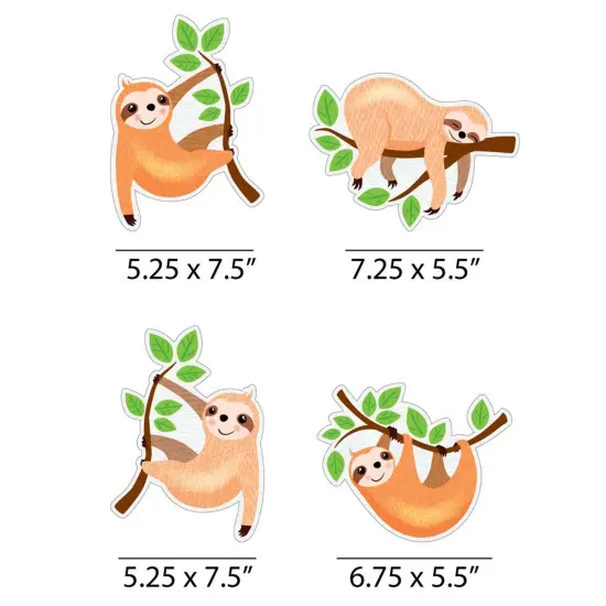 Big Dot of Happiness Let's Hang - Sloth - Decorations DIY Baby Shower or Birthday Party Essentials - Set of 20 {7}