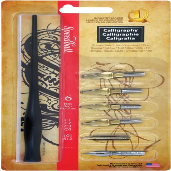 Multipack of 3 - Speedball Calligraphy Set-Pen & 6 Nibs {2}