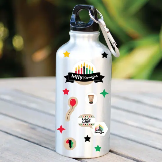 Big Dot of Happiness Happy Kwanzaa - Heritage Holiday Favor Kids Stickers - 16 Sheets - 256 Stickers {6}