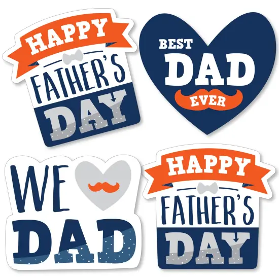 Big Dot of Happiness Happy Father's Day - Decorations DIY We Love Dad Party Essentials - Set of 20 {3}