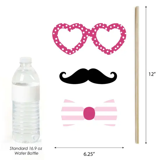 Big Dot of Happiness Bride-to-Be - Bachelorette Party Photo Booth Props Kit - 20 Count {6}