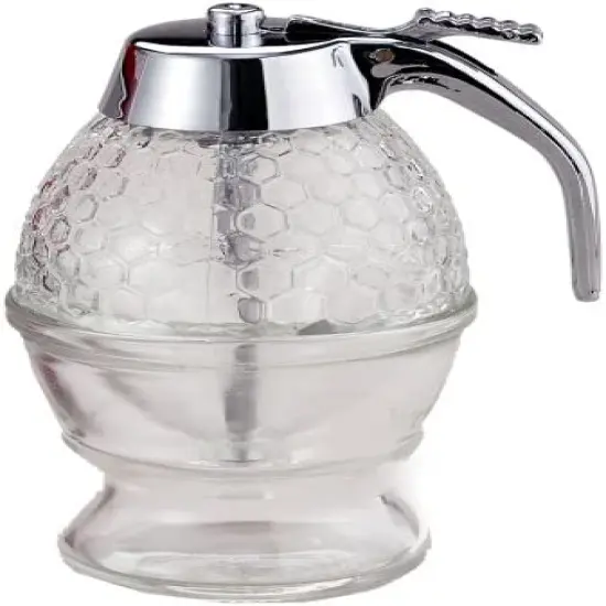 Mrs. Andersons No Mess Clear Glass Honey and Syrup Dispenser and Stand {1}