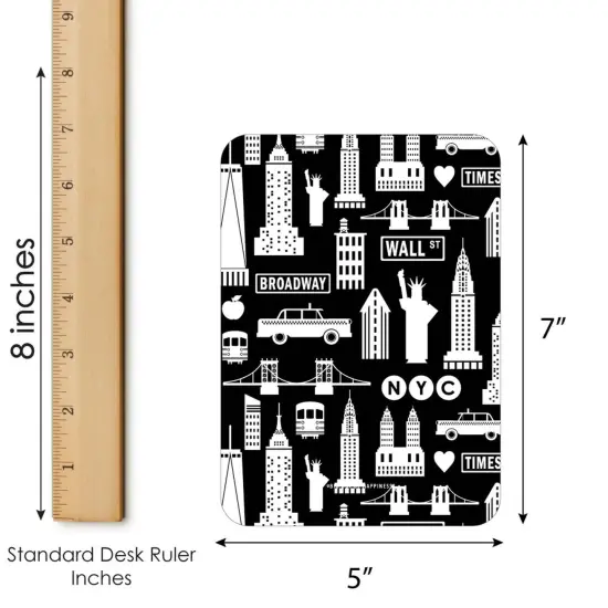 Big Dot of Happiness NYC Cityscape - Bar Bingo Cards and Markers - New York City Party Bingo Game - Set of 18 {6}